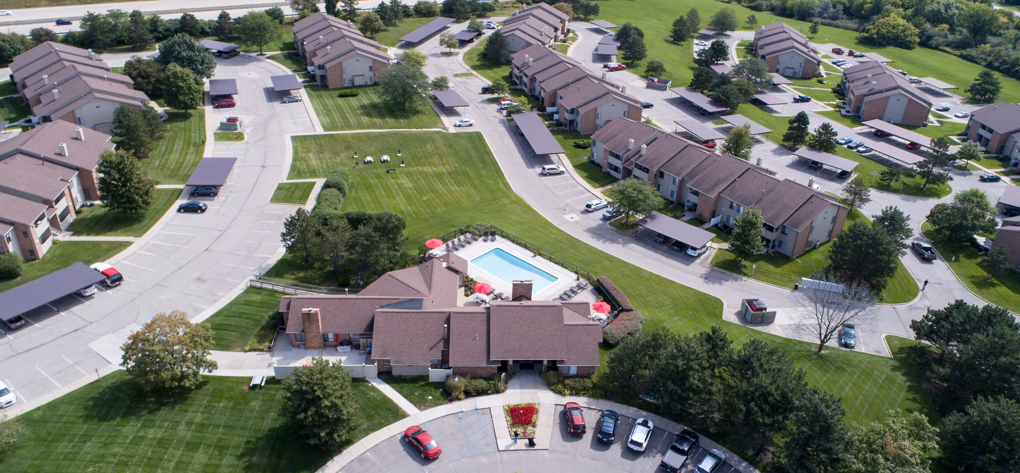 view at Pine Ridge Apartments