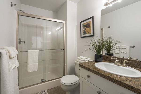 bathroom at Shoal Creek Apartments
