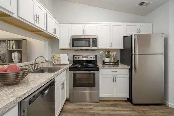 kitchen at Woodland Meadows Apartments