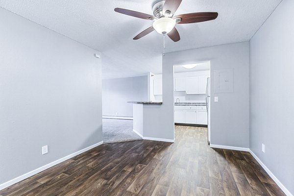 Modern dining room featuring elegant furnishings at Avana West Park Apartments: ideal for hosting guests and enjoying family meals
