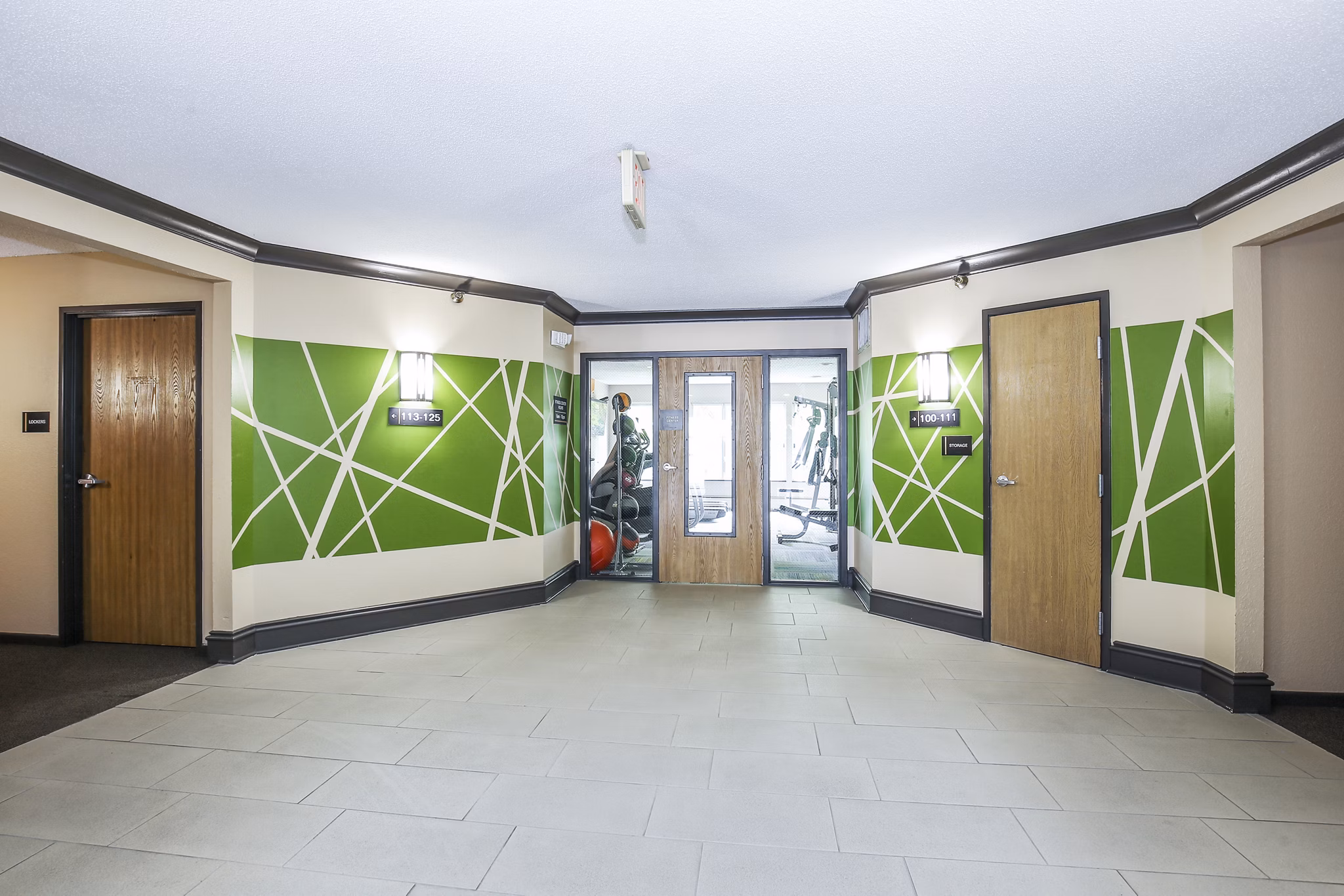 State-of-the-art fitness center at Avana West Park Apartments offering modern exercise equipment and workout space