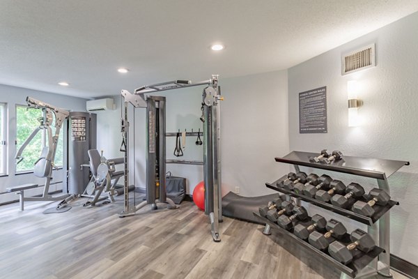 fitness center at Avana West Park Apartments