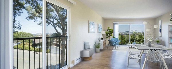 living room at Summit at Sausalito Apartment