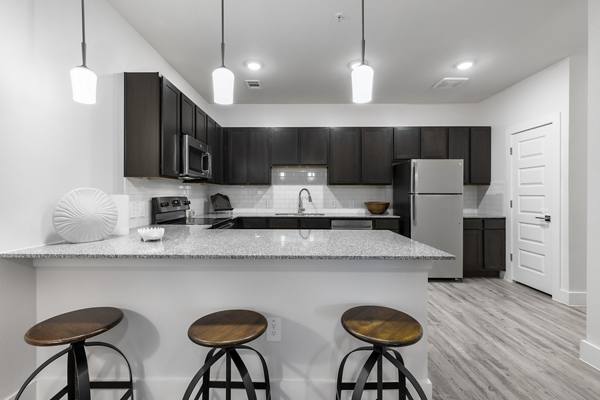 kitchen at Aspire at Onion Creek Apartments