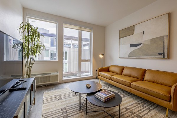 living room at Verde Esterra Park Apartments