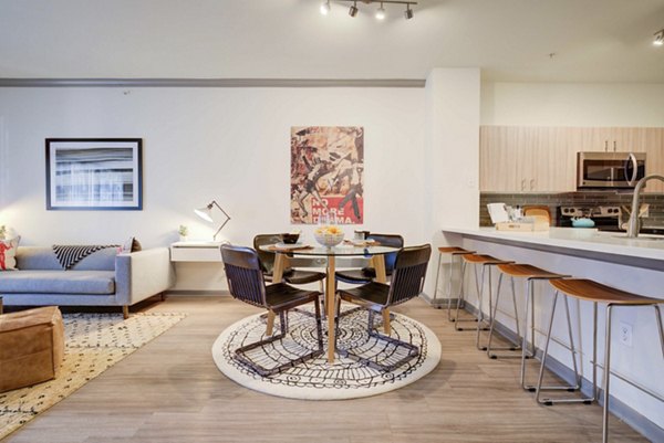 dining area at Prosper Place Apartments