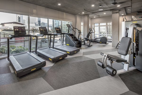 fitness center at The Dylan Apartments