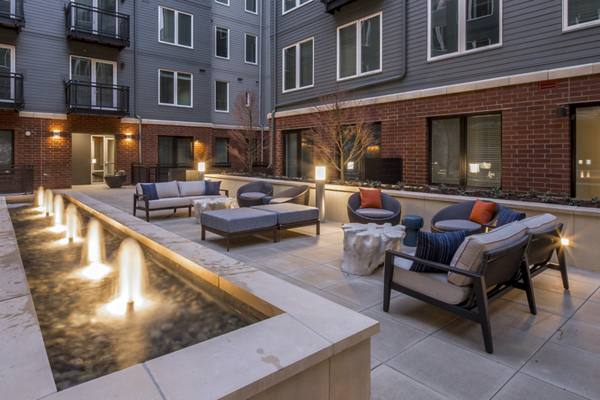 fire pit at The Dylan Apartments