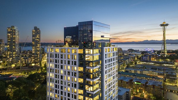The Waverly Apartments: Stylish view of luxury high-rise apartments in downtown location