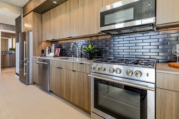 kitchen at The Waverly Apartments