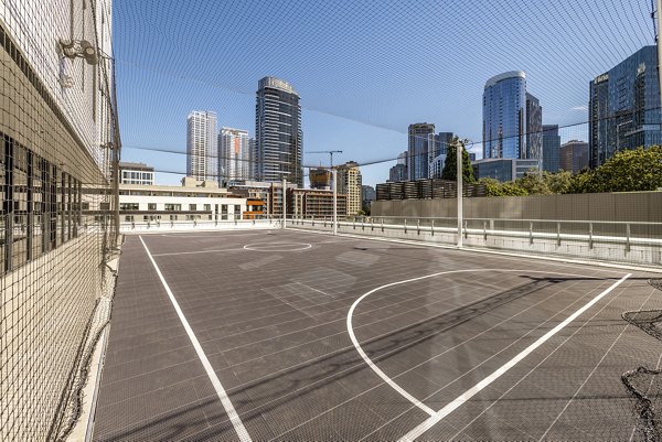 sport court at The Waverly Apartments