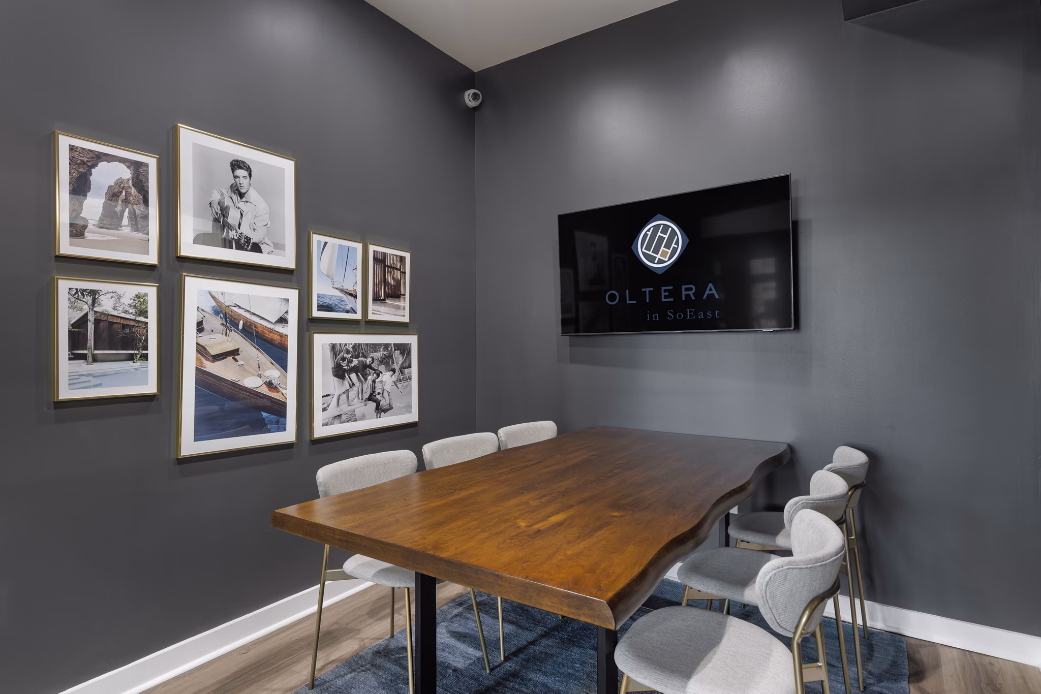 Modern meeting facility with sleek design at Oltera in SoEast Apartments