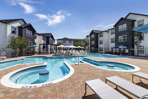 pool at Oltera in SoEast Apartments