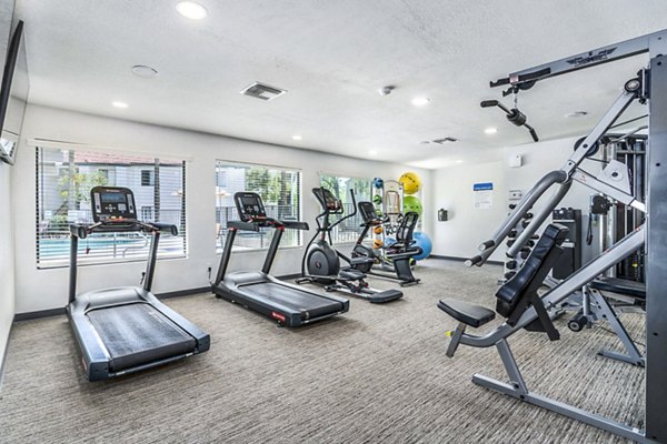 fitness center at Desert Shadows Apartments