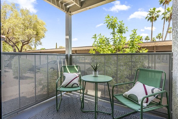 patio at Desert Shadows Apartments