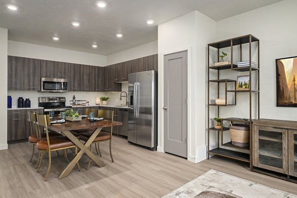 kitchen at Fossil Cove Apartments