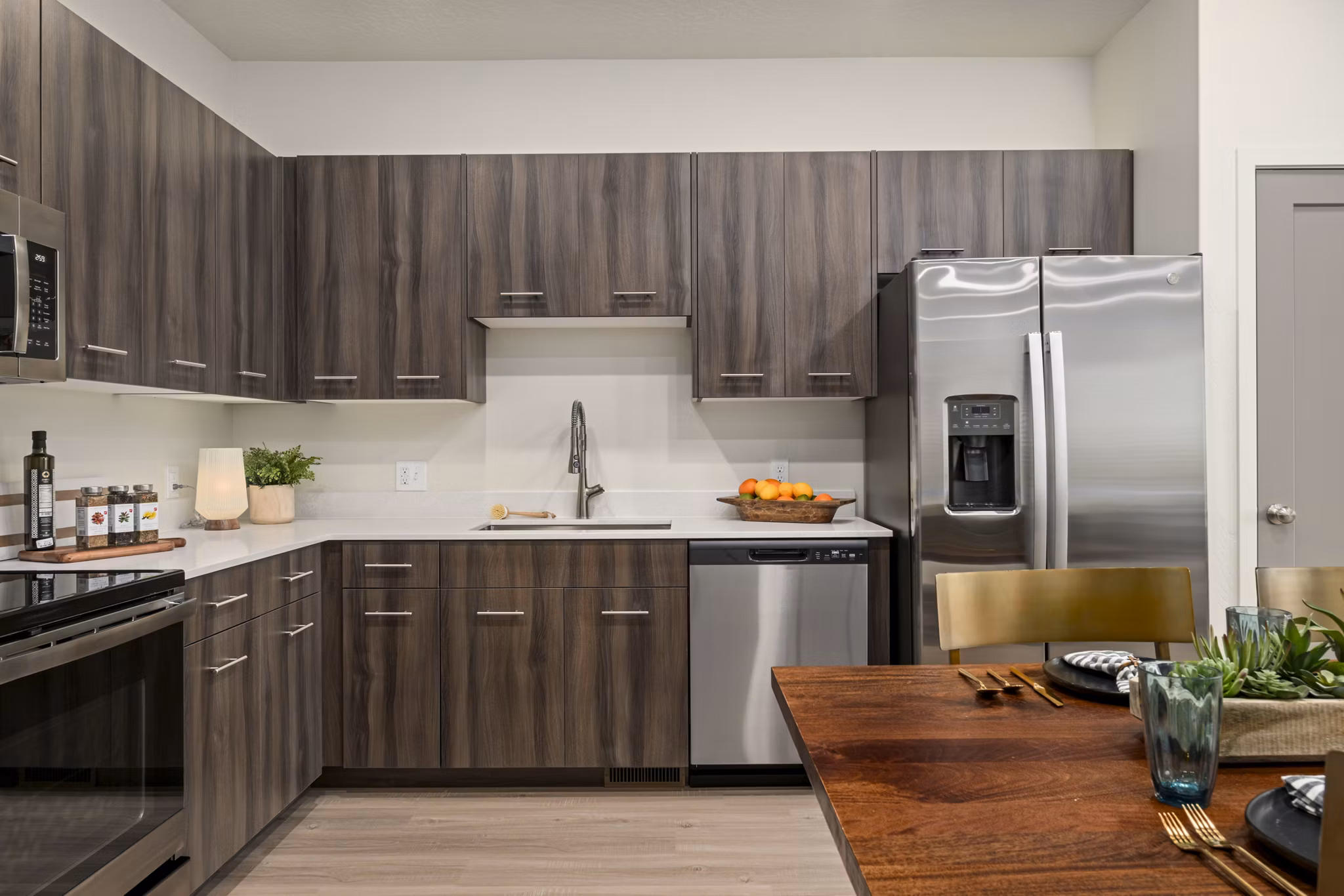 kitchen at Sky Meadow Villas Apartments