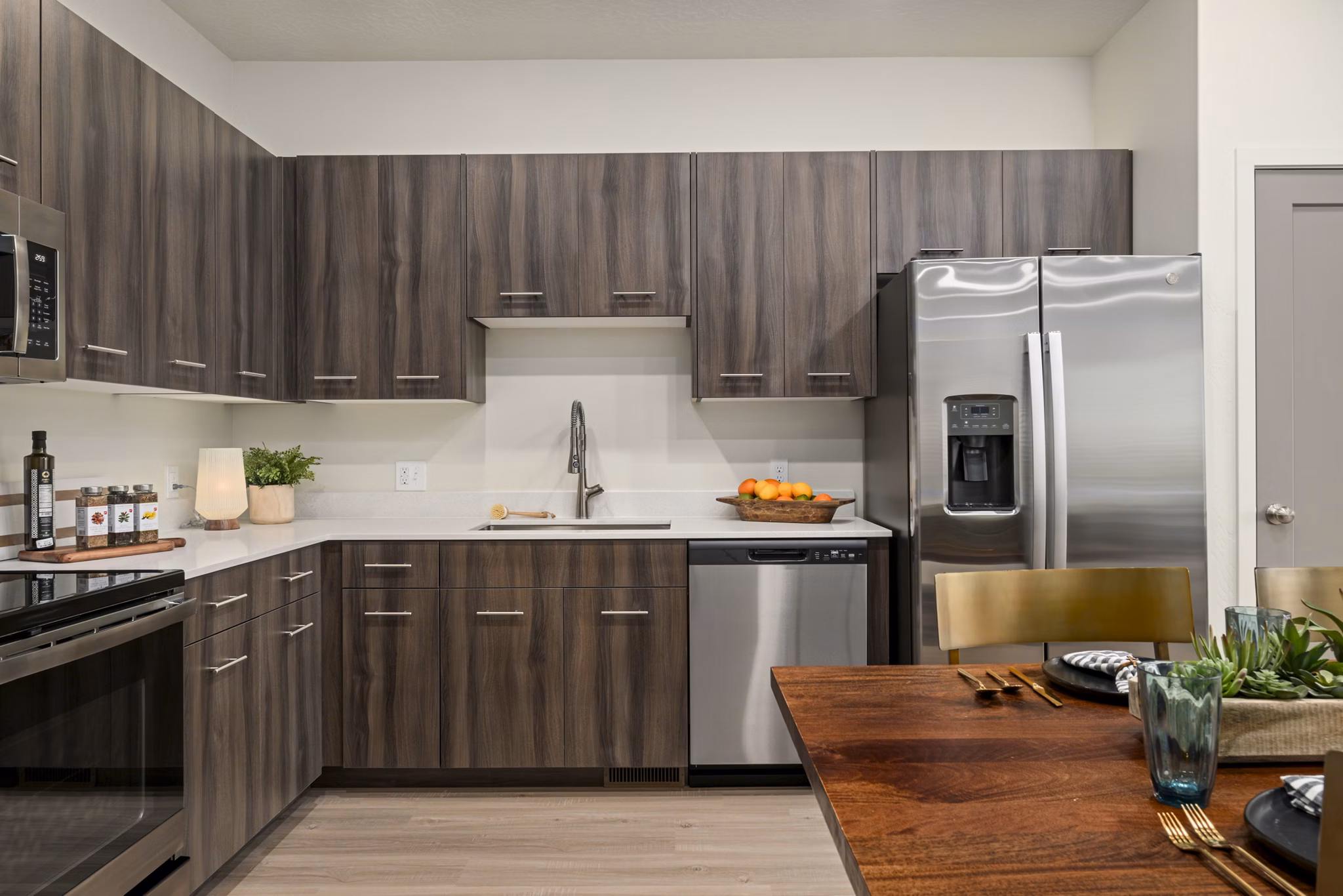 kitchen at Sky Meadow Villas Apartments