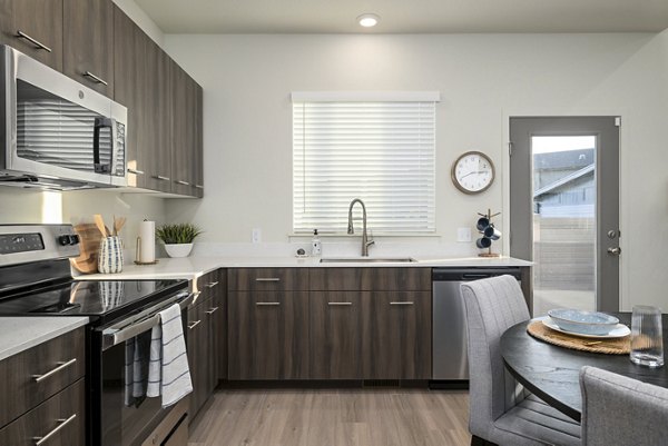 kitchen at Sky Meadow Villas Apartments