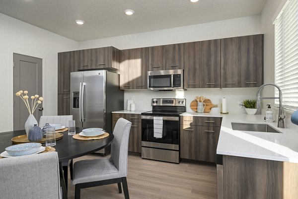 kitchen at Sky Meadow Villas Apartments