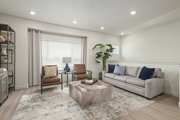 living room at Fossil Cove Apartments