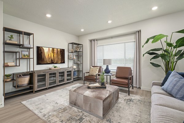 living room at Fossil Cove Apartments