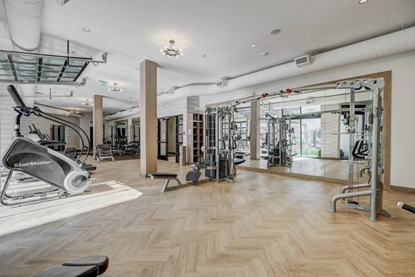 fitness center at Traverse Apartments