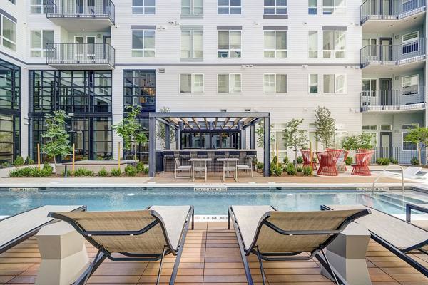 pool at Traverse Apartments