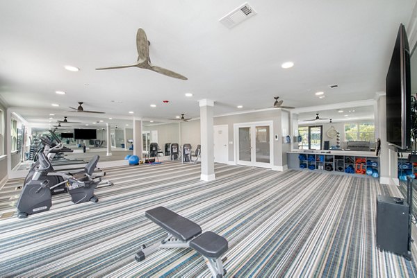 fitness center at Avenida Watermarq at Germantown Apartments