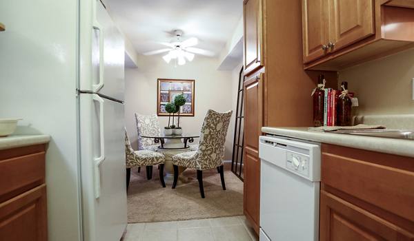 kitchen at Beau Jardin Apartments