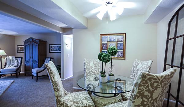 dining room at Beau Jardin Apartments