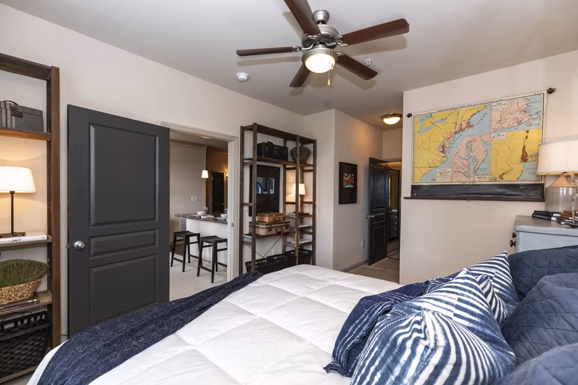 Luxurious bathroom with marble countertops and modern fixtures at Westmount Ashwood Apartments