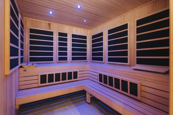 Modern fitness center with state-of-the-art equipment at Arista Apartments