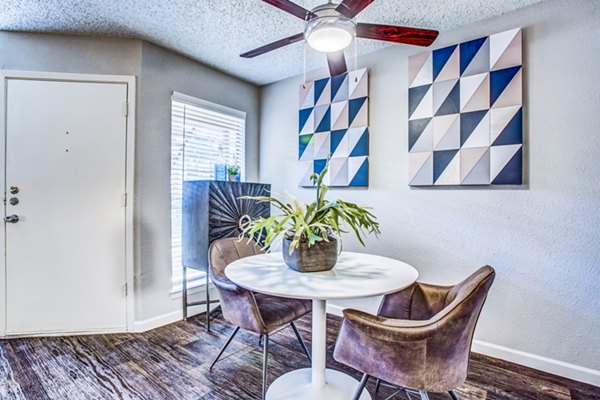 dining room at The Oakley Apartments