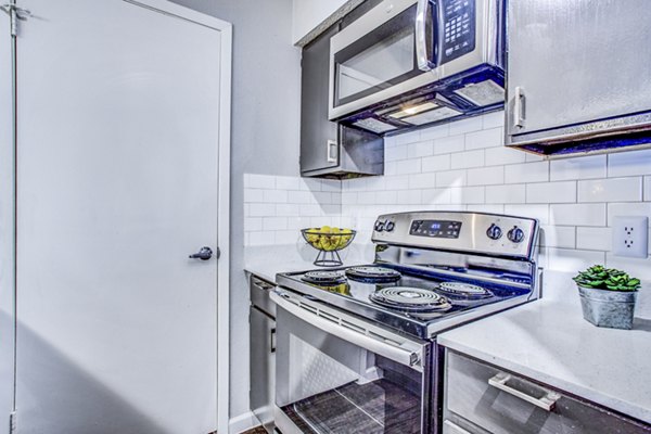 kitchen at The Oakley Apartments