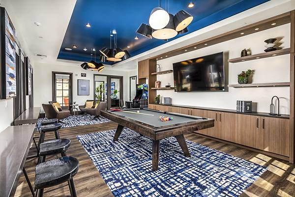 game room at The Landing at Arroyo Apartments