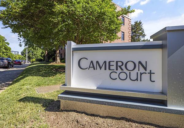 signage at Cameron Court Apartments