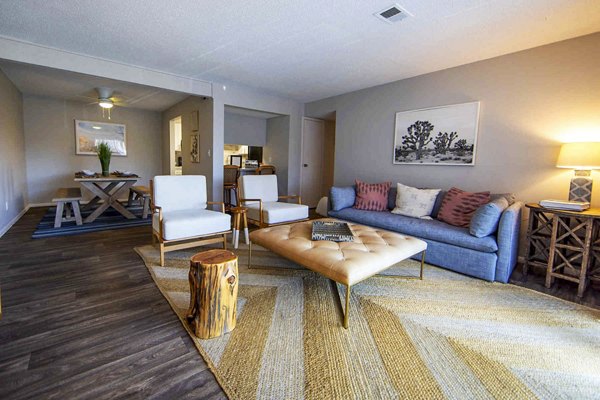 living room at The Mica Apartments