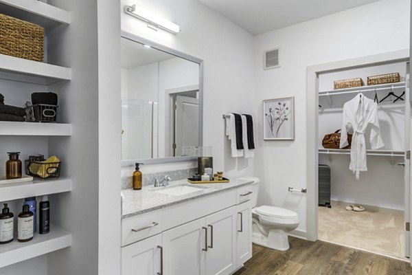bathroom at Solis Gainesville Apartments