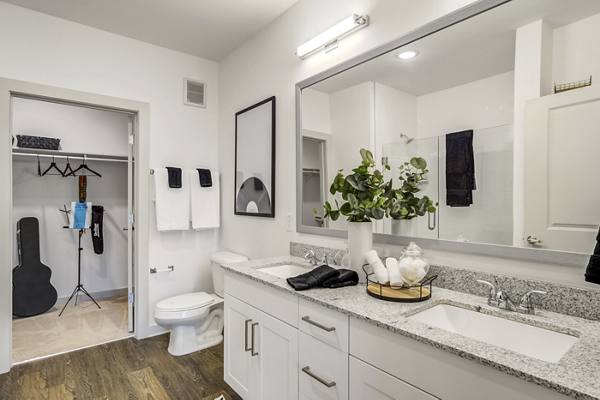bathroom at Solis Gainesville Apartments