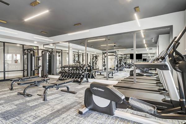 fitness center at Solis Gainesville Apartments