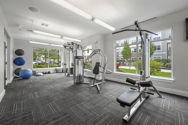 fitness center at The Everly Apartments