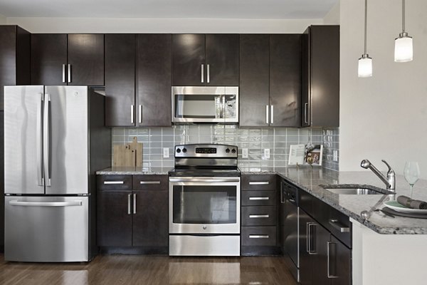 kitchen at The Everly Apartments