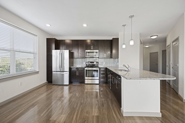 kitchen at The Everly Apartments