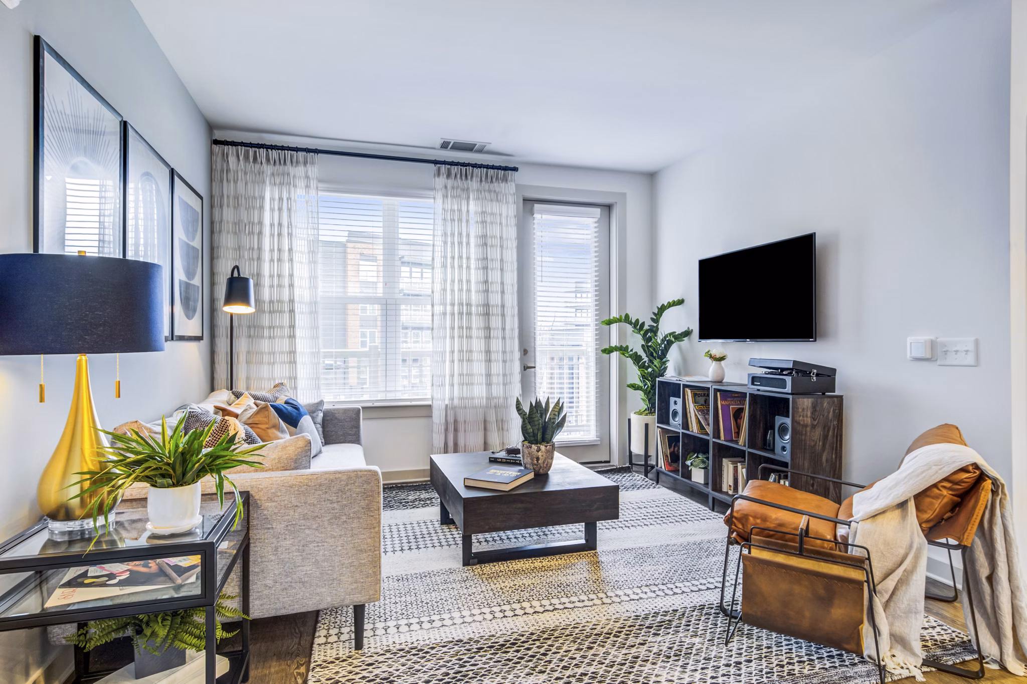living room at The Everly Apartment