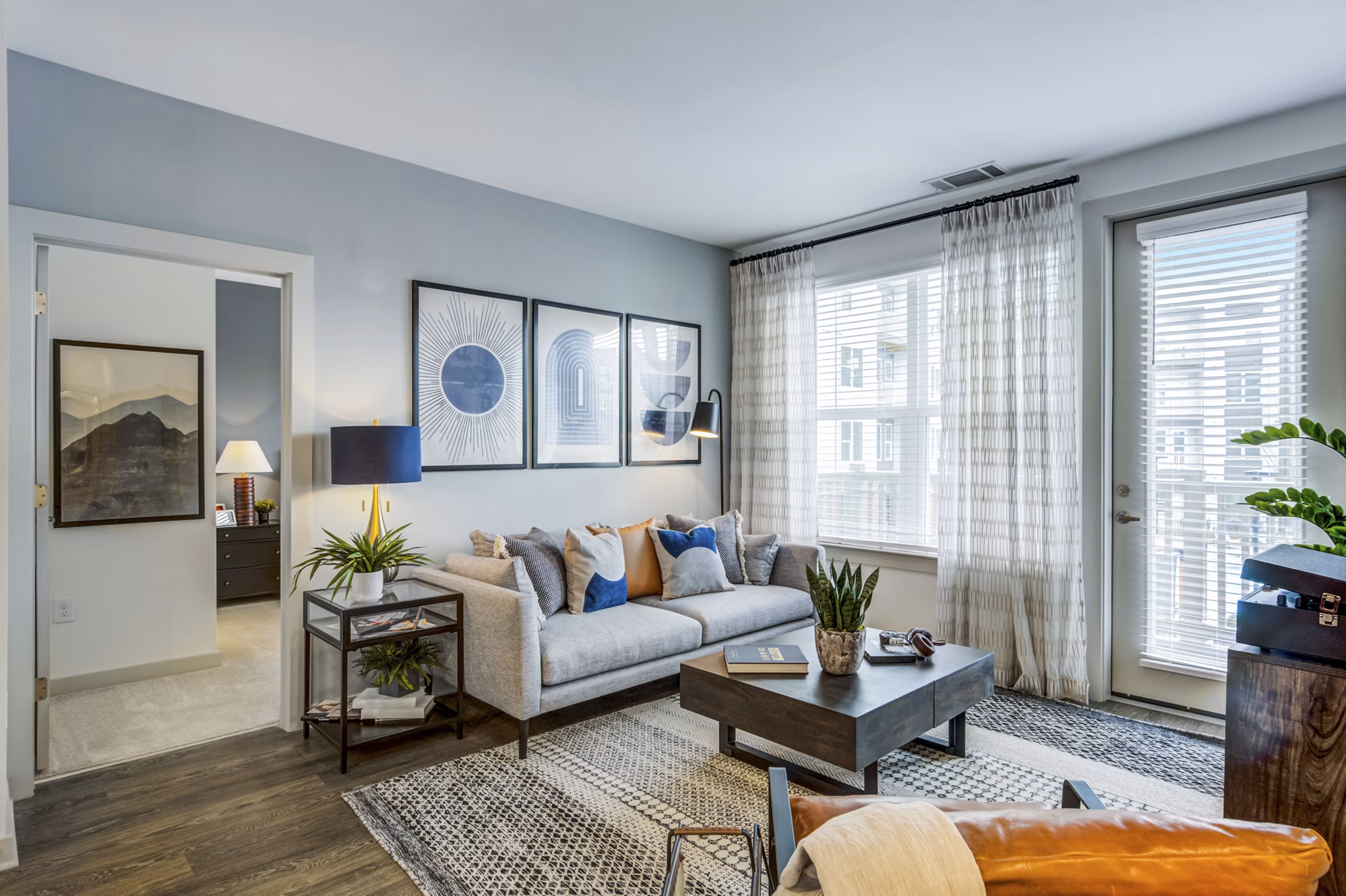 living room at The Everly Apartment