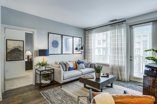 living room at The Everly Apartment