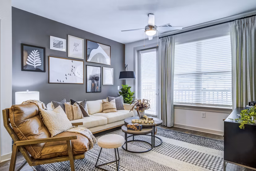 living room at The Everly Apartment