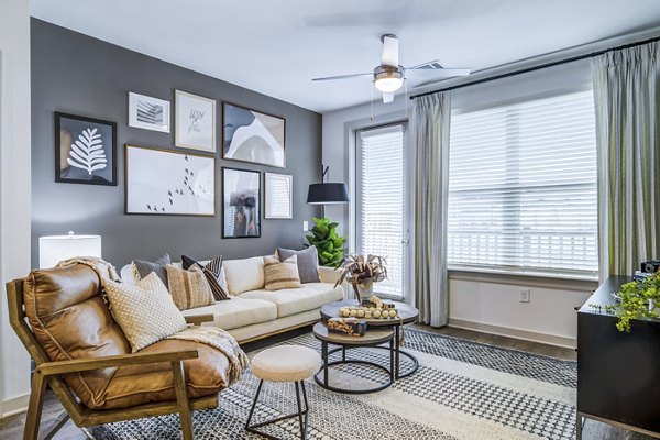 living room at Solis Gainesville Apartments