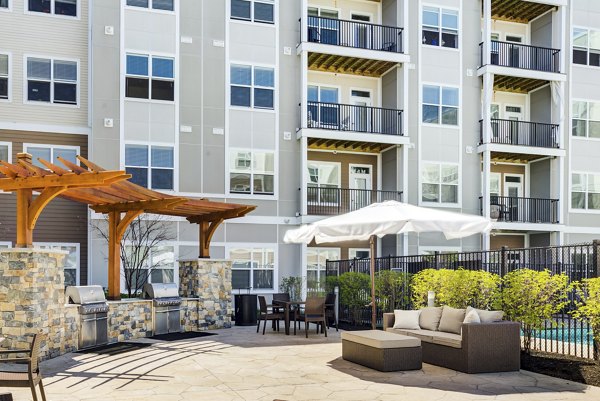 grill area at The Everly Apartments